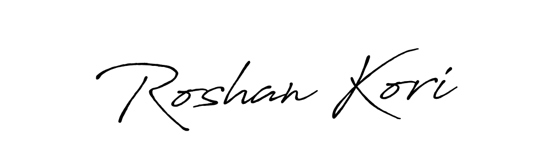 You can use this online signature creator to create a handwritten signature for the name Roshan Kori. This is the best online autograph maker. Roshan Kori signature style 7 images and pictures png