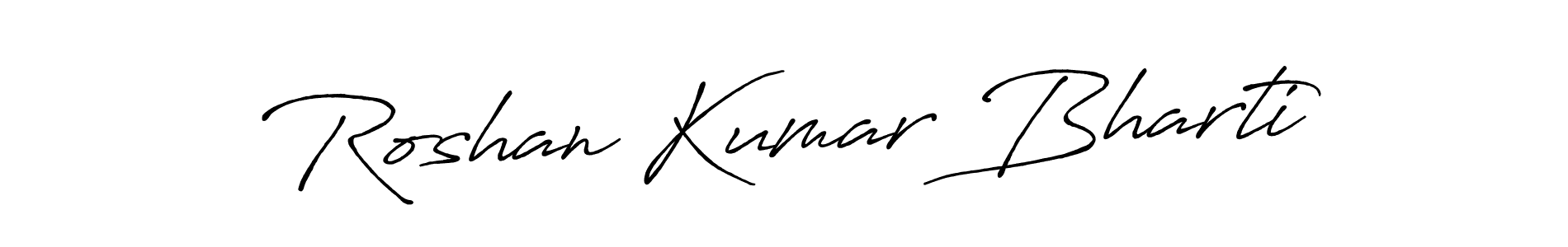 if you are searching for the best signature style for your name Roshan Kumar Bharti. so please give up your signature search. here we have designed multiple signature styles  using Antro_Vectra_Bolder. Roshan Kumar Bharti signature style 7 images and pictures png