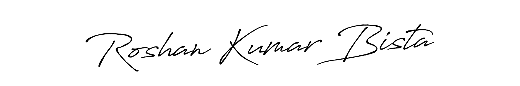 Design your own signature with our free online signature maker. With this signature software, you can create a handwritten (Antro_Vectra_Bolder) signature for name Roshan Kumar Bista. Roshan Kumar Bista signature style 7 images and pictures png