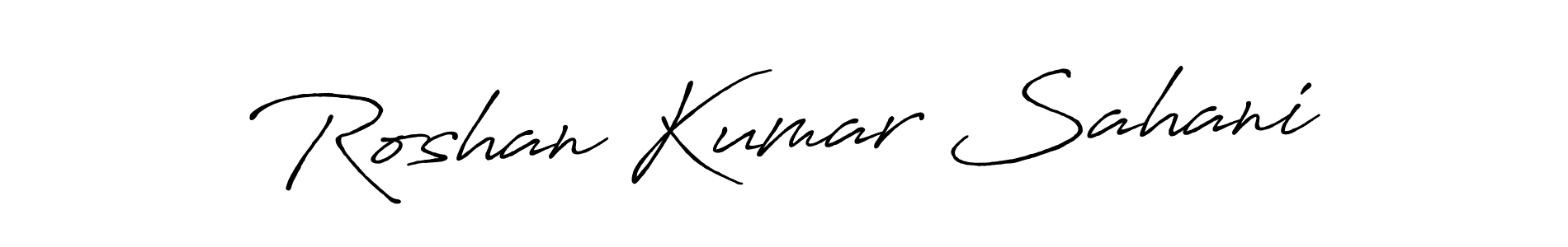 It looks lik you need a new signature style for name Roshan Kumar Sahani. Design unique handwritten (Antro_Vectra_Bolder) signature with our free signature maker in just a few clicks. Roshan Kumar Sahani signature style 7 images and pictures png
