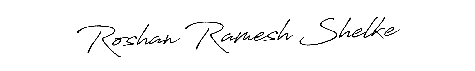 How to make Roshan Ramesh Shelke signature? Antro_Vectra_Bolder is a professional autograph style. Create handwritten signature for Roshan Ramesh Shelke name. Roshan Ramesh Shelke signature style 7 images and pictures png