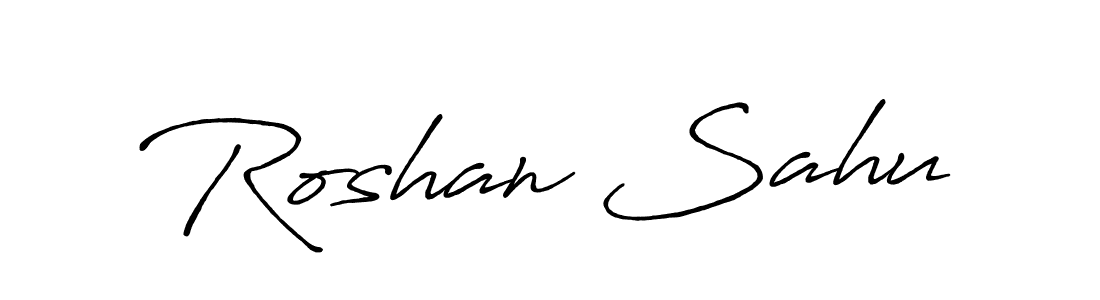 Also You can easily find your signature by using the search form. We will create Roshan Sahu name handwritten signature images for you free of cost using Antro_Vectra_Bolder sign style. Roshan Sahu signature style 7 images and pictures png