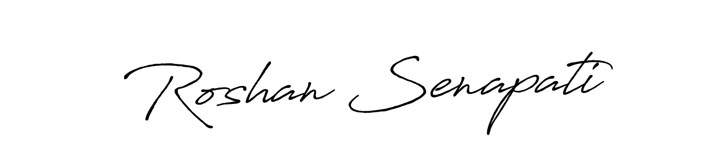 Make a beautiful signature design for name Roshan Senapati. Use this online signature maker to create a handwritten signature for free. Roshan Senapati signature style 7 images and pictures png