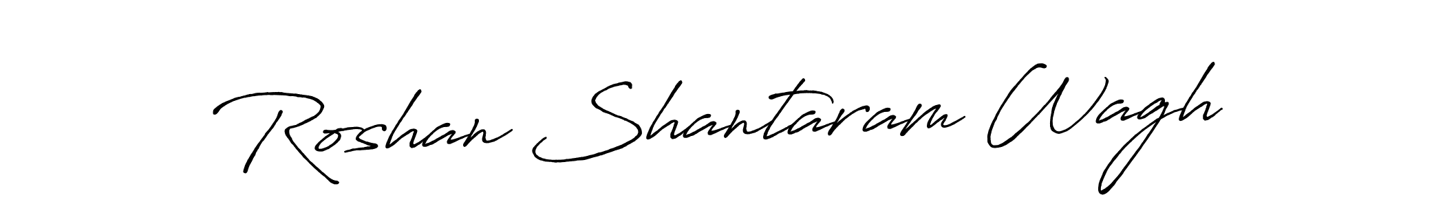 Roshan Shantaram Wagh stylish signature style. Best Handwritten Sign (Antro_Vectra_Bolder) for my name. Handwritten Signature Collection Ideas for my name Roshan Shantaram Wagh. Roshan Shantaram Wagh signature style 7 images and pictures png