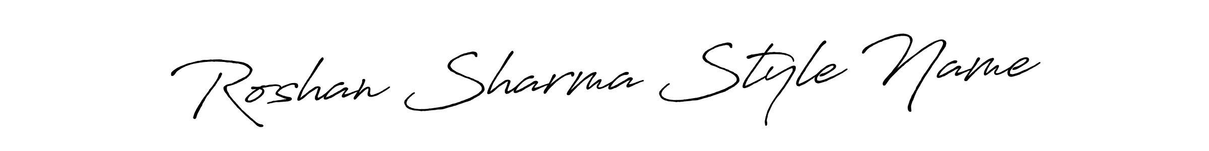 Make a beautiful signature design for name Roshan Sharma Style Name. Use this online signature maker to create a handwritten signature for free. Roshan Sharma Style Name signature style 7 images and pictures png