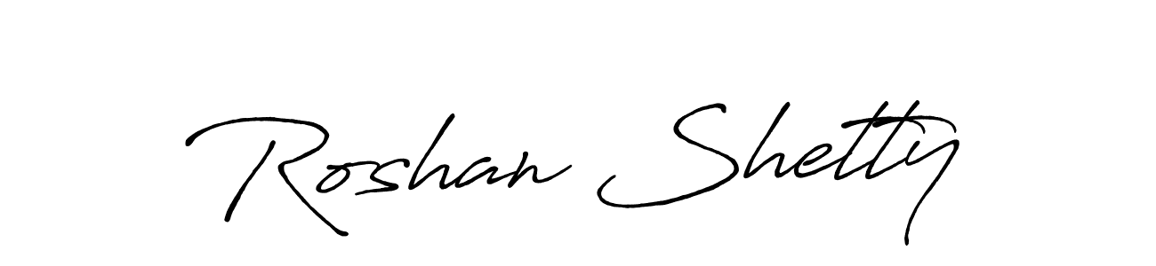 Also You can easily find your signature by using the search form. We will create Roshan Shetty name handwritten signature images for you free of cost using Antro_Vectra_Bolder sign style. Roshan Shetty signature style 7 images and pictures png
