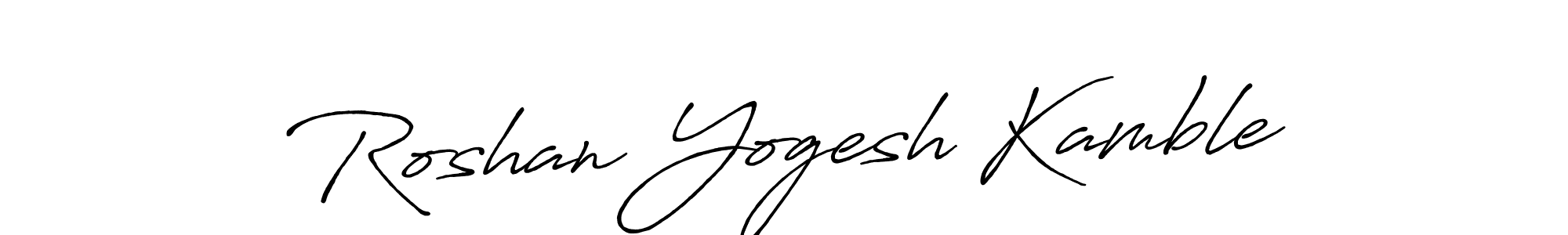 Similarly Antro_Vectra_Bolder is the best handwritten signature design. Signature creator online .You can use it as an online autograph creator for name Roshan Yogesh Kamble. Roshan Yogesh Kamble signature style 7 images and pictures png
