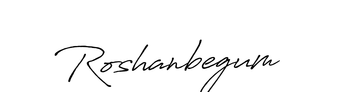 Roshanbegum stylish signature style. Best Handwritten Sign (Antro_Vectra_Bolder) for my name. Handwritten Signature Collection Ideas for my name Roshanbegum. Roshanbegum signature style 7 images and pictures png