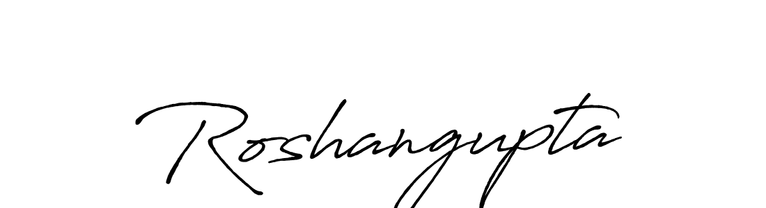 Make a beautiful signature design for name Roshangupta. Use this online signature maker to create a handwritten signature for free. Roshangupta signature style 7 images and pictures png