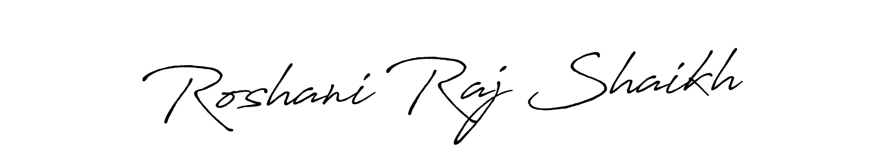 The best way (Antro_Vectra_Bolder) to make a short signature is to pick only two or three words in your name. The name Roshani Raj Shaikh include a total of six letters. For converting this name. Roshani Raj Shaikh signature style 7 images and pictures png