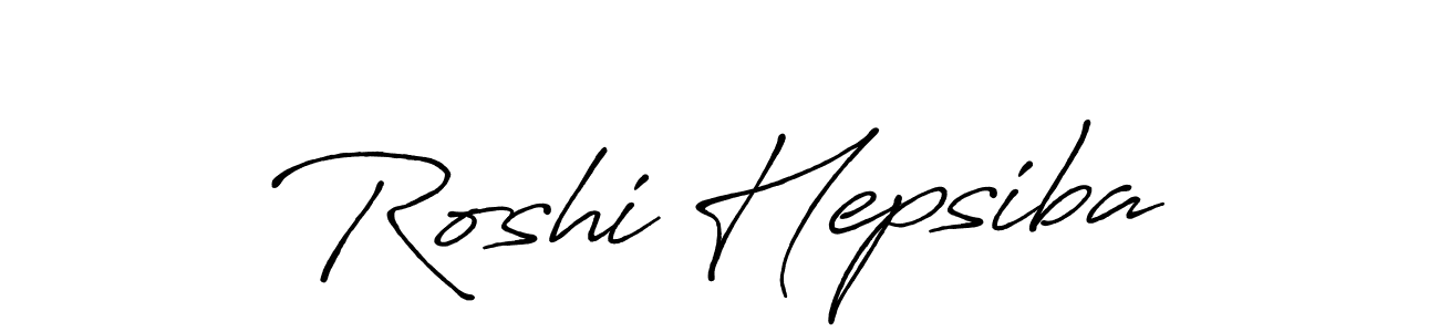 Antro_Vectra_Bolder is a professional signature style that is perfect for those who want to add a touch of class to their signature. It is also a great choice for those who want to make their signature more unique. Get Roshi Hepsiba name to fancy signature for free. Roshi Hepsiba signature style 7 images and pictures png