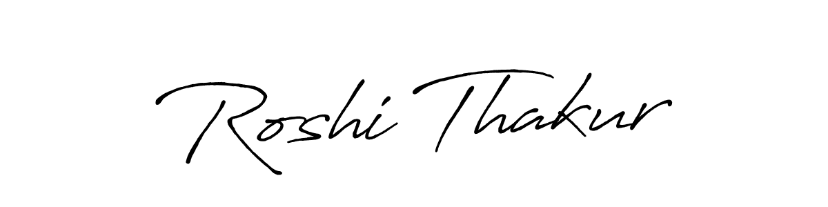 Also we have Roshi Thakur name is the best signature style. Create professional handwritten signature collection using Antro_Vectra_Bolder autograph style. Roshi Thakur signature style 7 images and pictures png