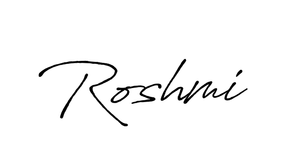 Once you've used our free online signature maker to create your best signature Antro_Vectra_Bolder style, it's time to enjoy all of the benefits that Roshmi name signing documents. Roshmi signature style 7 images and pictures png