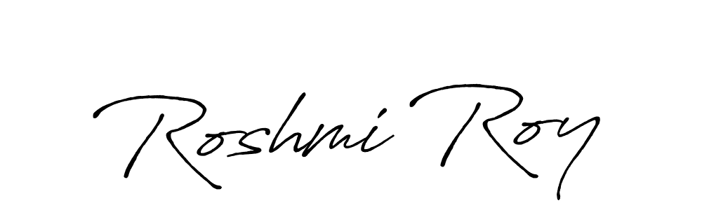 It looks lik you need a new signature style for name Roshmi Roy. Design unique handwritten (Antro_Vectra_Bolder) signature with our free signature maker in just a few clicks. Roshmi Roy signature style 7 images and pictures png