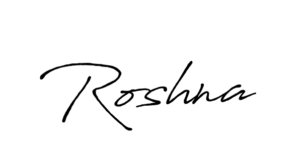 Also You can easily find your signature by using the search form. We will create Roshna name handwritten signature images for you free of cost using Antro_Vectra_Bolder sign style. Roshna signature style 7 images and pictures png
