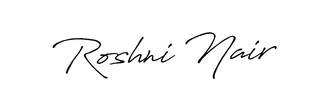 Once you've used our free online signature maker to create your best signature Antro_Vectra_Bolder style, it's time to enjoy all of the benefits that Roshni Nair name signing documents. Roshni Nair signature style 7 images and pictures png