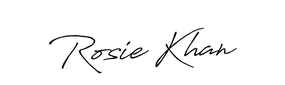 Also You can easily find your signature by using the search form. We will create Rosie Khan name handwritten signature images for you free of cost using Antro_Vectra_Bolder sign style. Rosie Khan signature style 7 images and pictures png
