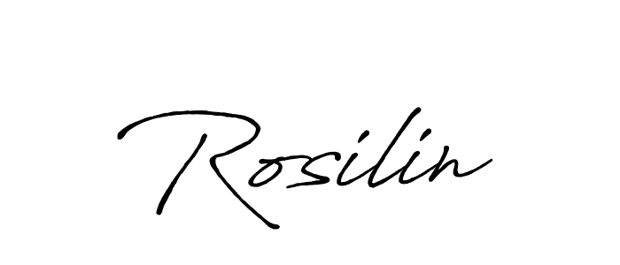 It looks lik you need a new signature style for name Rosilin. Design unique handwritten (Antro_Vectra_Bolder) signature with our free signature maker in just a few clicks. Rosilin signature style 7 images and pictures png