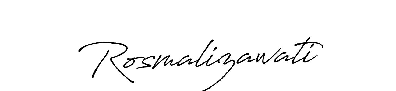 Similarly Antro_Vectra_Bolder is the best handwritten signature design. Signature creator online .You can use it as an online autograph creator for name Rosmalizawati. Rosmalizawati signature style 7 images and pictures png