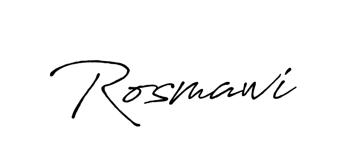 Similarly Antro_Vectra_Bolder is the best handwritten signature design. Signature creator online .You can use it as an online autograph creator for name Rosmawi. Rosmawi signature style 7 images and pictures png