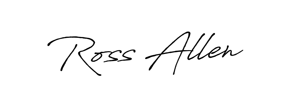 Design your own signature with our free online signature maker. With this signature software, you can create a handwritten (Antro_Vectra_Bolder) signature for name Ross Allen. Ross Allen signature style 7 images and pictures png