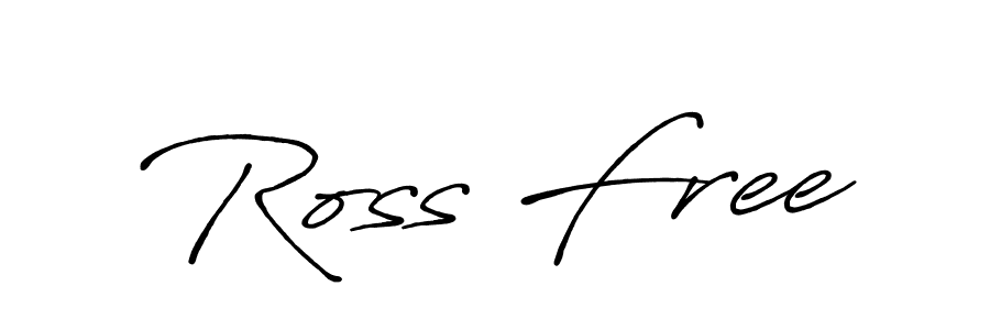 How to Draw Ross Free signature style? Antro_Vectra_Bolder is a latest design signature styles for name Ross Free. Ross Free signature style 7 images and pictures png