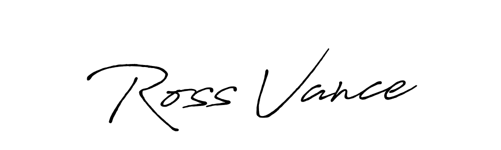 It looks lik you need a new signature style for name Ross Vance. Design unique handwritten (Antro_Vectra_Bolder) signature with our free signature maker in just a few clicks. Ross Vance signature style 7 images and pictures png
