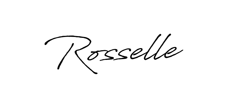 You should practise on your own different ways (Antro_Vectra_Bolder) to write your name (Rosselle) in signature. don't let someone else do it for you. Rosselle signature style 7 images and pictures png