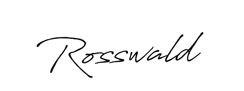 Also we have Rosswald name is the best signature style. Create professional handwritten signature collection using Antro_Vectra_Bolder autograph style. Rosswald signature style 7 images and pictures png