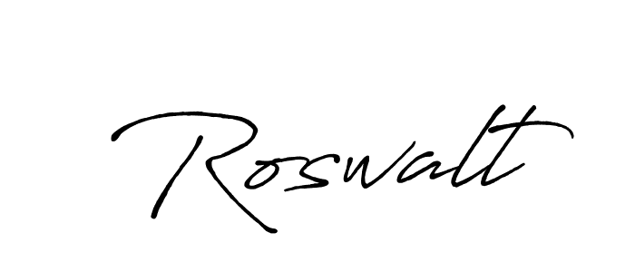 Similarly Antro_Vectra_Bolder is the best handwritten signature design. Signature creator online .You can use it as an online autograph creator for name Roswalt. Roswalt signature style 7 images and pictures png