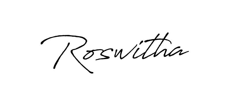 if you are searching for the best signature style for your name Roswitha. so please give up your signature search. here we have designed multiple signature styles  using Antro_Vectra_Bolder. Roswitha signature style 7 images and pictures png