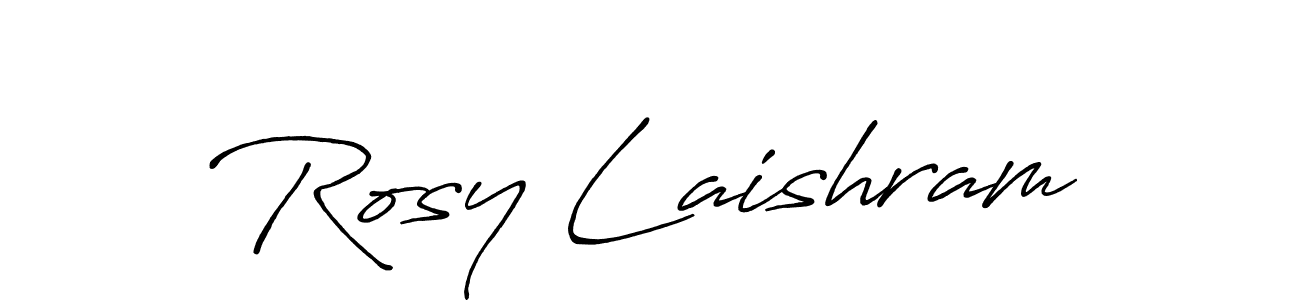 How to Draw Rosy Laishram signature style? Antro_Vectra_Bolder is a latest design signature styles for name Rosy Laishram. Rosy Laishram signature style 7 images and pictures png