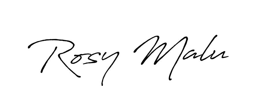 See photos of Rosy Malu official signature by Spectra . Check more albums & portfolios. Read reviews & check more about Antro_Vectra_Bolder font. Rosy Malu signature style 7 images and pictures png