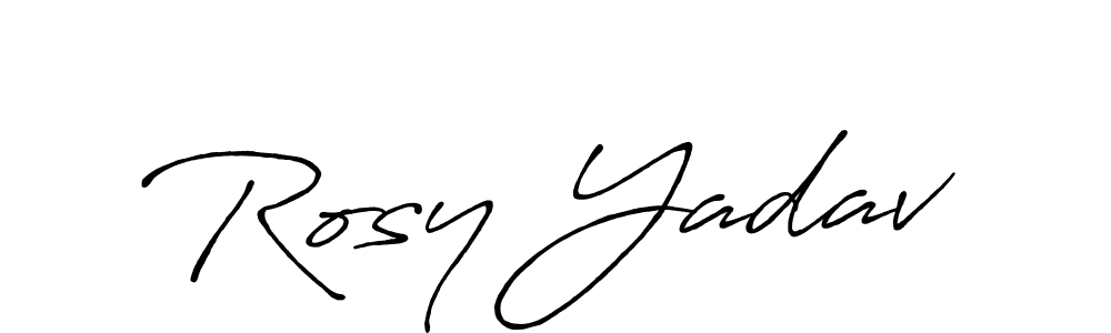 This is the best signature style for the Rosy Yadav name. Also you like these signature font (Antro_Vectra_Bolder). Mix name signature. Rosy Yadav signature style 7 images and pictures png