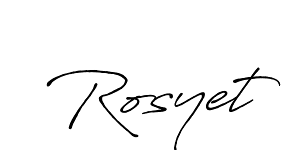 Similarly Antro_Vectra_Bolder is the best handwritten signature design. Signature creator online .You can use it as an online autograph creator for name Rosyet. Rosyet signature style 7 images and pictures png