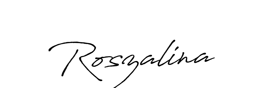 Here are the top 10 professional signature styles for the name Roszalina. These are the best autograph styles you can use for your name. Roszalina signature style 7 images and pictures png