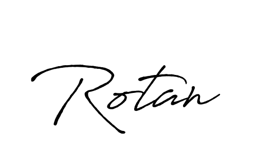 Create a beautiful signature design for name Rotan. With this signature (Antro_Vectra_Bolder) fonts, you can make a handwritten signature for free. Rotan signature style 7 images and pictures png