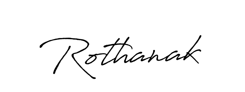 Also we have Rothanak name is the best signature style. Create professional handwritten signature collection using Antro_Vectra_Bolder autograph style. Rothanak signature style 7 images and pictures png