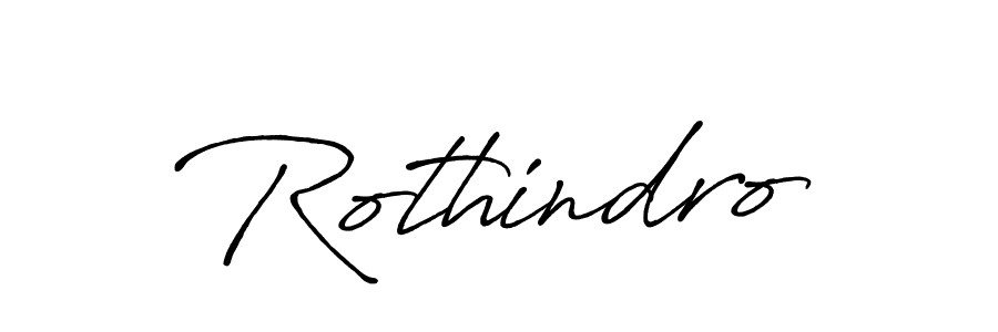 Design your own signature with our free online signature maker. With this signature software, you can create a handwritten (Antro_Vectra_Bolder) signature for name Rothindro. Rothindro signature style 7 images and pictures png