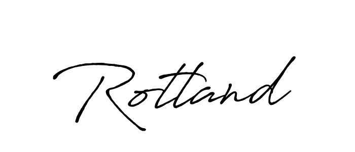 How to make Rotland signature? Antro_Vectra_Bolder is a professional autograph style. Create handwritten signature for Rotland name. Rotland signature style 7 images and pictures png