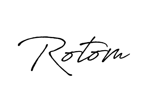 Make a beautiful signature design for name Rotom. With this signature (Antro_Vectra_Bolder) style, you can create a handwritten signature for free. Rotom signature style 7 images and pictures png