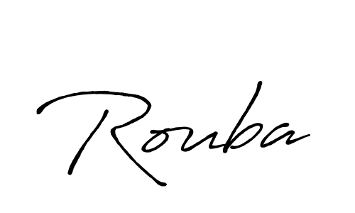 Make a beautiful signature design for name Rouba. Use this online signature maker to create a handwritten signature for free. Rouba signature style 7 images and pictures png