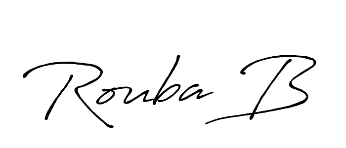 You can use this online signature creator to create a handwritten signature for the name Rouba B. This is the best online autograph maker. Rouba B signature style 7 images and pictures png