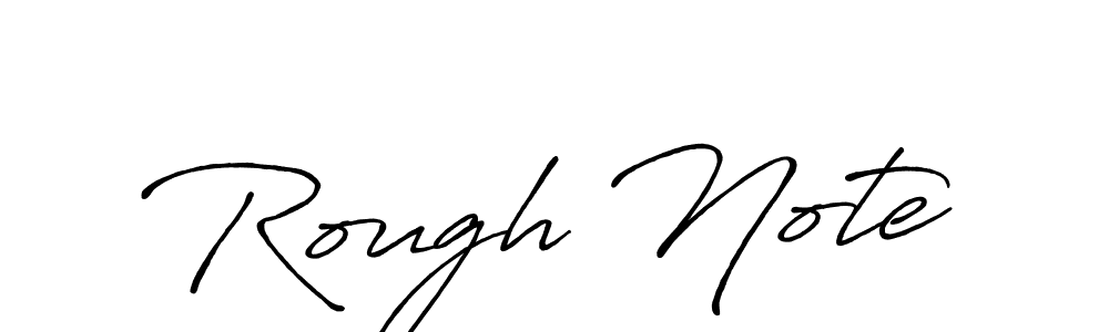 How to make Rough Note name signature. Use Antro_Vectra_Bolder style for creating short signs online. This is the latest handwritten sign. Rough Note signature style 7 images and pictures png