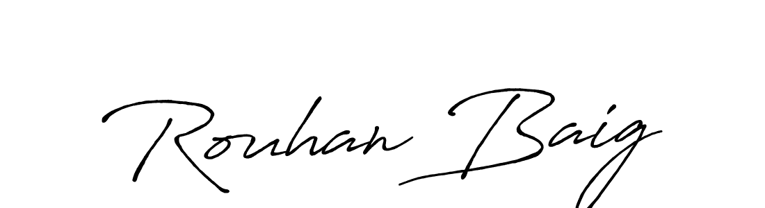 You can use this online signature creator to create a handwritten signature for the name Rouhan Baig. This is the best online autograph maker. Rouhan Baig signature style 7 images and pictures png
