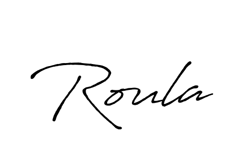 Also we have Roula name is the best signature style. Create professional handwritten signature collection using Antro_Vectra_Bolder autograph style. Roula signature style 7 images and pictures png