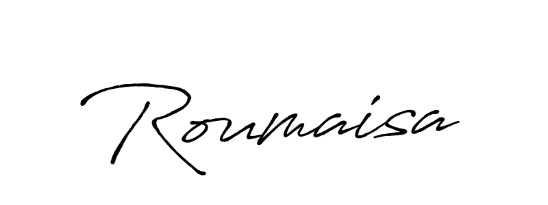 Once you've used our free online signature maker to create your best signature Antro_Vectra_Bolder style, it's time to enjoy all of the benefits that Roumaisa name signing documents. Roumaisa signature style 7 images and pictures png