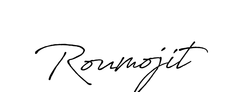 Make a beautiful signature design for name Roumojit. Use this online signature maker to create a handwritten signature for free. Roumojit signature style 7 images and pictures png