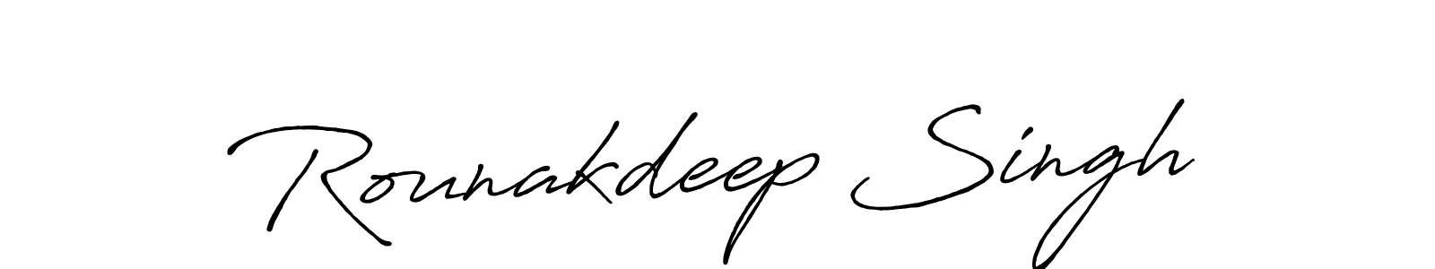 Also You can easily find your signature by using the search form. We will create Rounakdeep Singh name handwritten signature images for you free of cost using Antro_Vectra_Bolder sign style. Rounakdeep Singh signature style 7 images and pictures png
