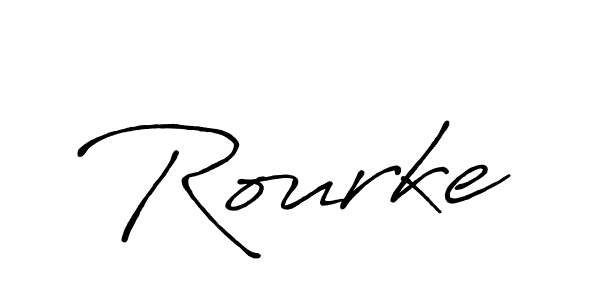 Create a beautiful signature design for name Rourke. With this signature (Antro_Vectra_Bolder) fonts, you can make a handwritten signature for free. Rourke signature style 7 images and pictures png